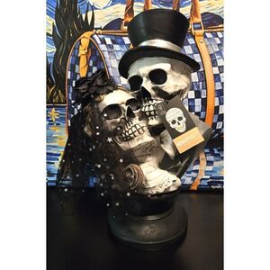 NWT - Midnight Fright Halloween Bride & Groom Bust
